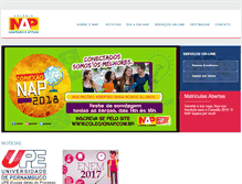 Tablet Screenshot of colegionap.com.br